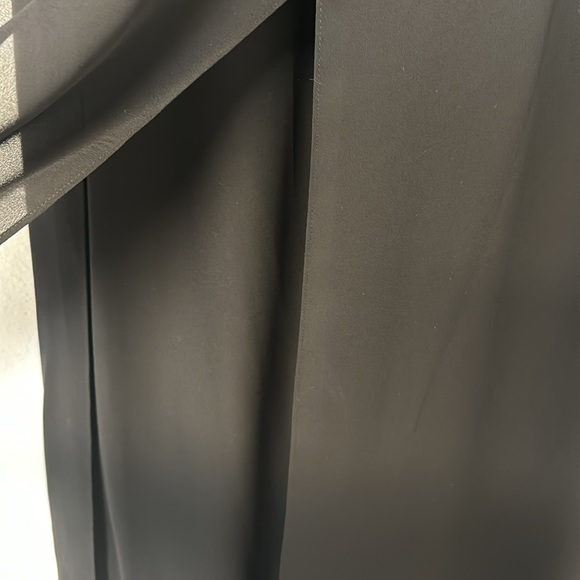 Adrianna Papell black formal silk halter top black wide leg formal pant 2 piece - Picture 5 of 13